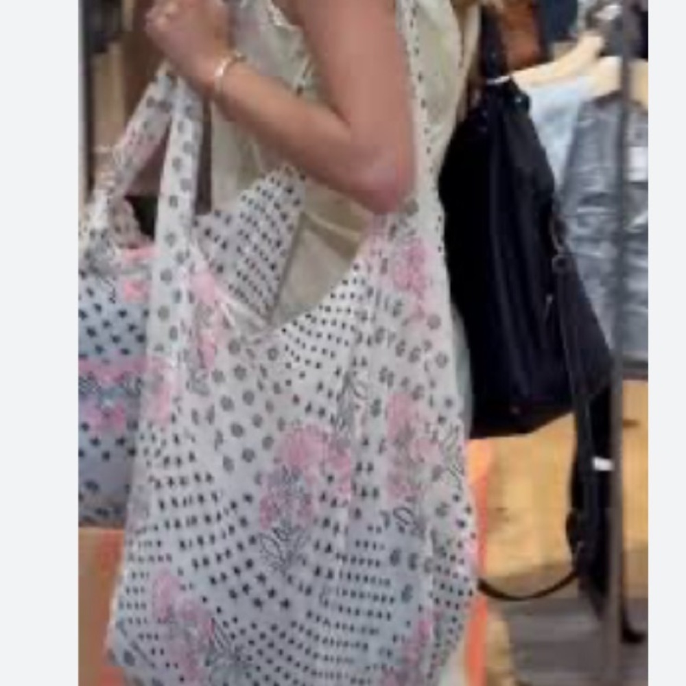FREE PEOPLE Extra Large Gauze Tote Bag